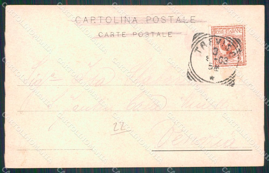 Treviso città Savoia cartolina QT8110 – retro