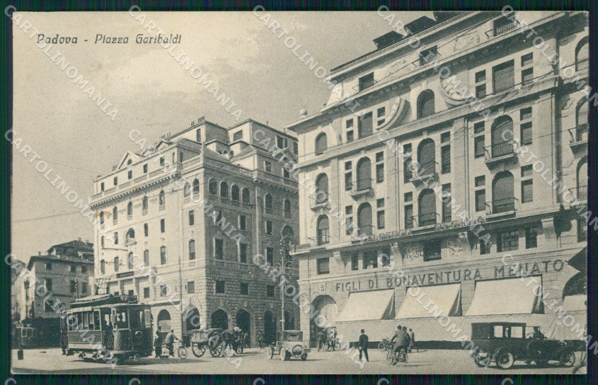 Padova città Piazza Garibaldi cartolina QT8182 – fronte