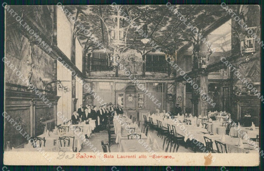 Padova città Sala Laurenti allo Storione cartolina QT8184 – fronte