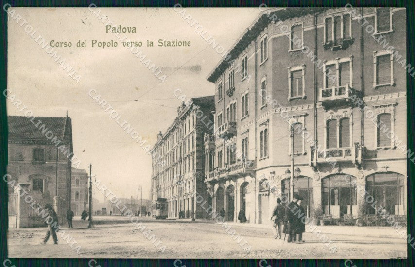 Padova città Corso del Popolo cartolina QT8185 – fronte