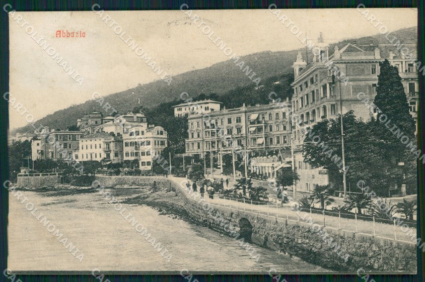 Croazia Croatia Abbazia cartolina QT8204 – fronte