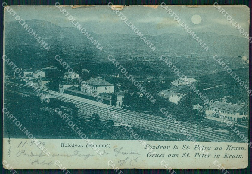 Slovenia Republika Slovenija Pivka San Pietro in Carso cartolina QT8217 – fronte