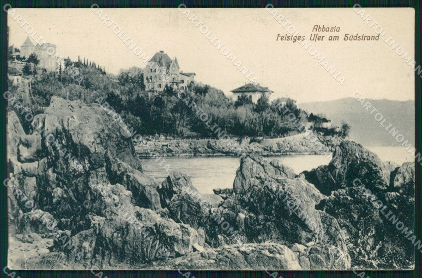 Croazia Croatia Fiume Abbazia cartolina QT8222 – fronte