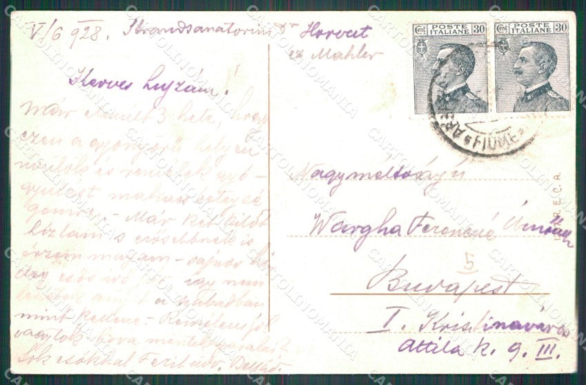 Croazia Croatia Fiume Abbazia cartolina QT8222 – retro