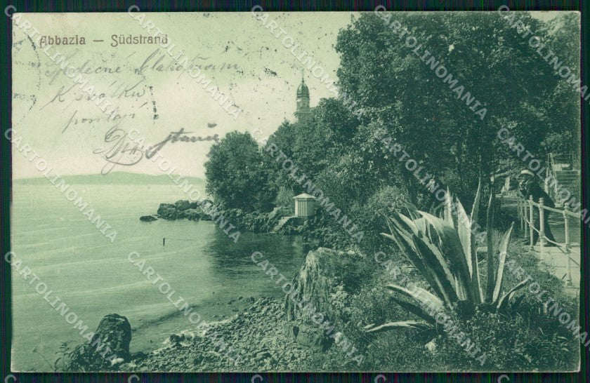 Croazia Croatia Fiume Abbazia cartolina QT8231 – fronte