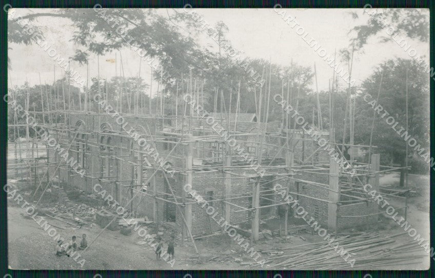 Thailandia Siam Chiesa Cattolica in Costruzione Foto cartolina QT8238 – fronte