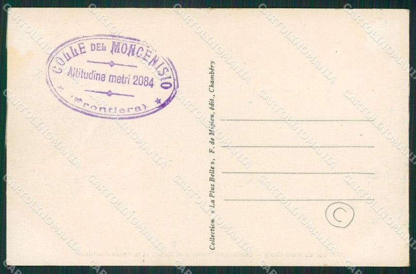 Torino Moncenisio cartolina QZ0009 – retro