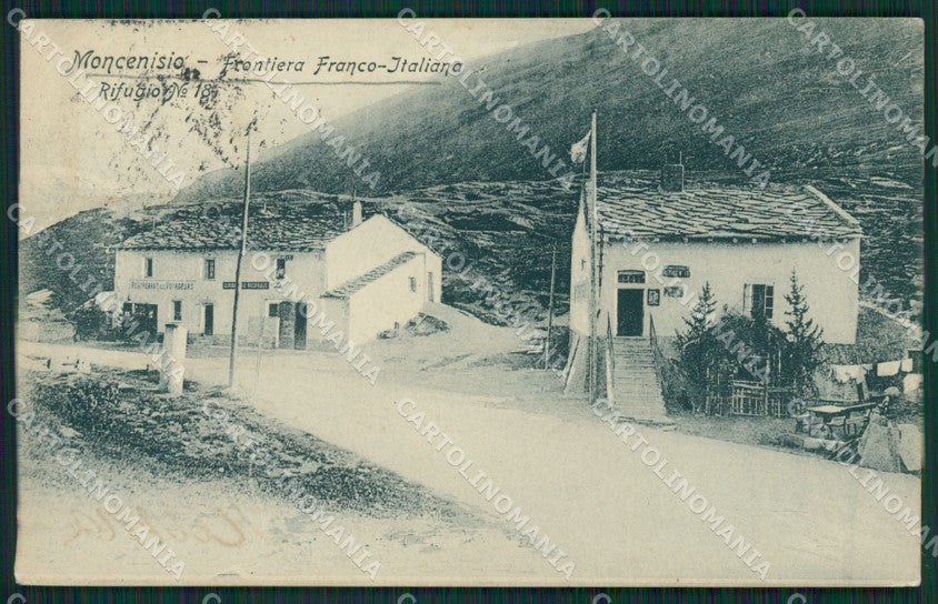 Torino Moncenisio Frontiera SCOLLATA cartolina QZ0019 – fronte