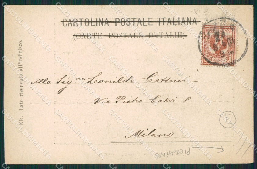 Torino Moncenisio Ferrera Cenisio PIEGHINE cartolina QZ0027 – retro