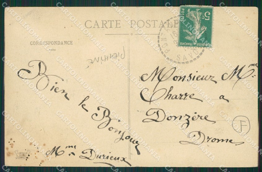 Torino Moncenisio Frontiera PIEGHINE cartolina QZ0035 – retro