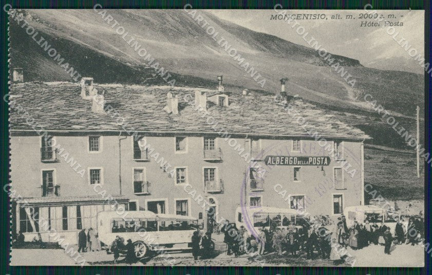 Torino Moncenisio Corriera cartolina QZ0049 – fronte