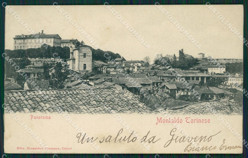 Torino Montaldo Torinese cartolina QZ0057 – fronte