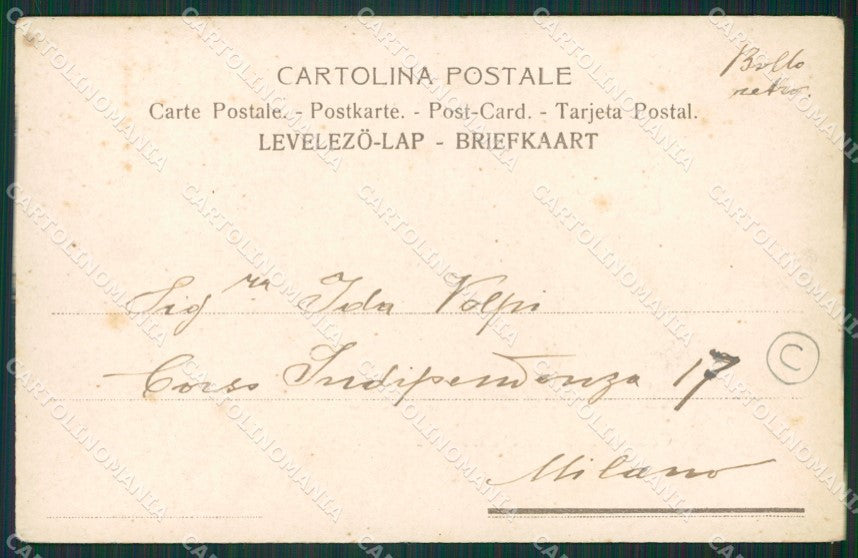 Torino Mazzè cartolina QZ0060 – retro