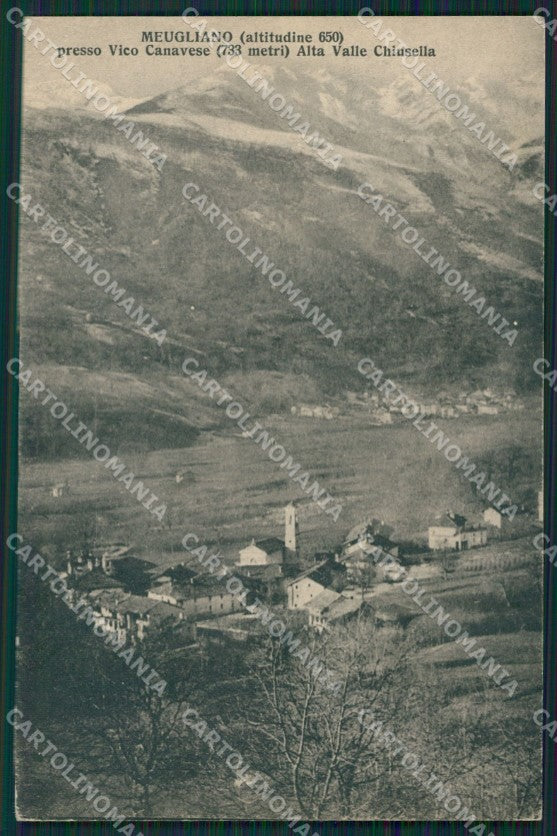 Torino Meugliano Vico Canavese PIEGHINA cartolina QZ0061 – fronte