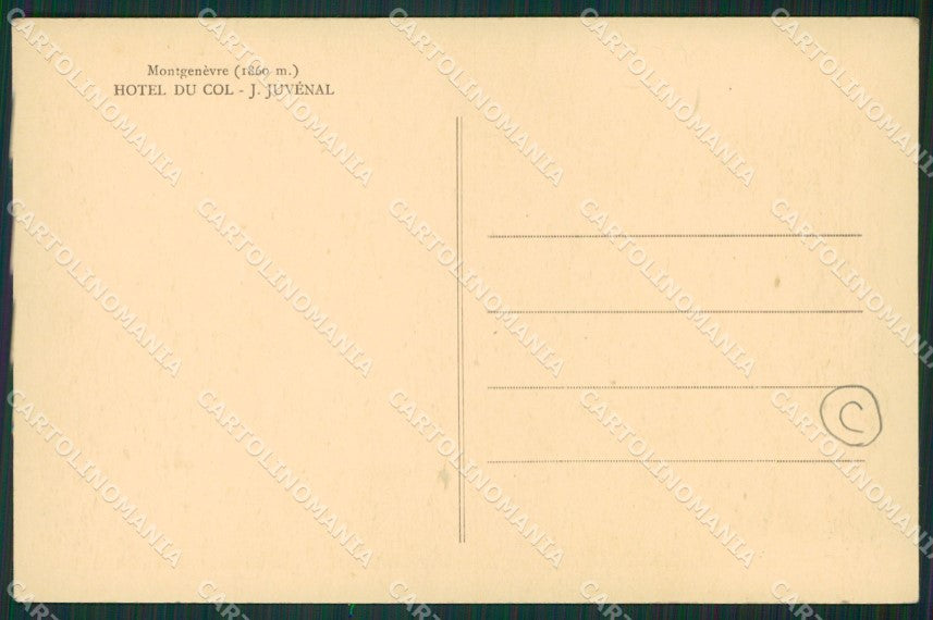 Torino Monginevro Colle di cartolina QZ0065 – retro