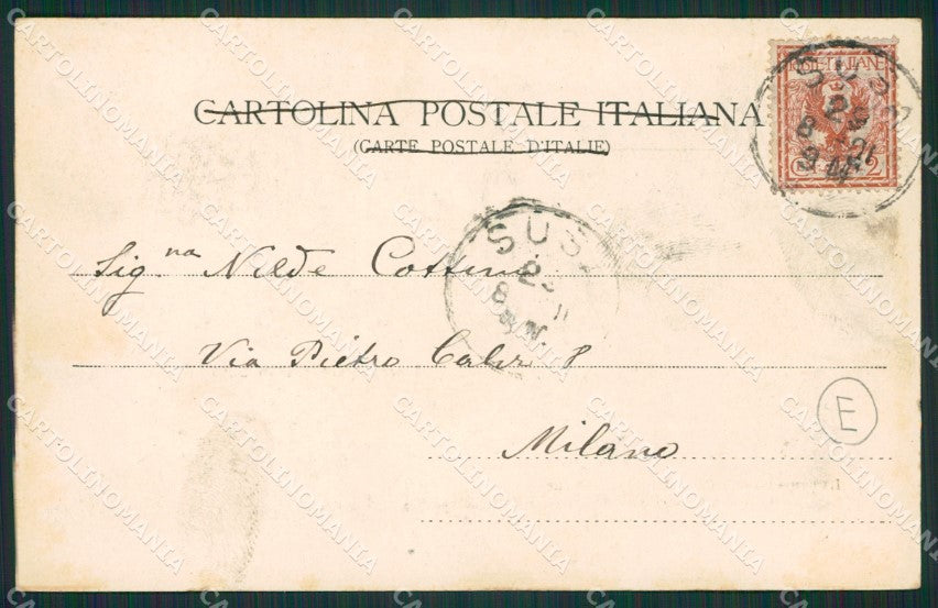 Torino Susa Monpantero cartolina QZ0071 – retro