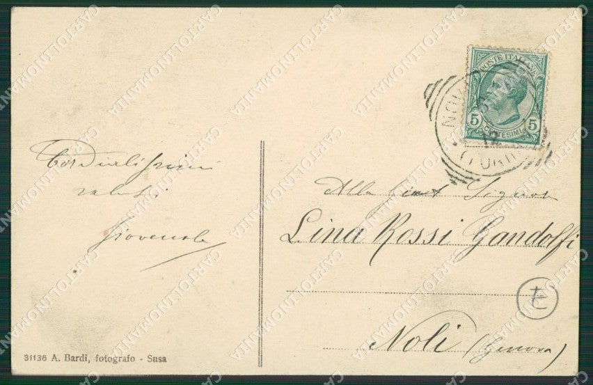 Torino Novalesa cartolina QZ0079 – retro