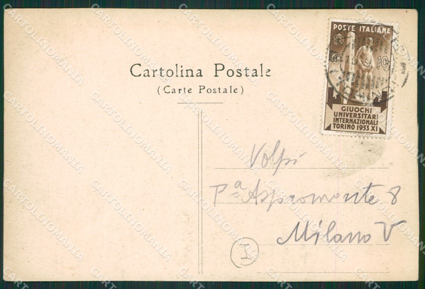 Torino Nole Stazione ferrovia cartolina QZ0085 – retro