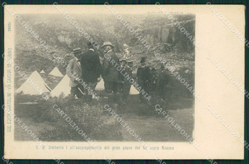 Torino Noasca Piano del Re Savoia cartolina QZ0087 – fronte
