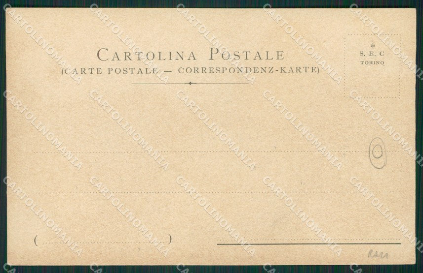 Torino Noasca Piano del Re Savoia cartolina QZ0088 – retro