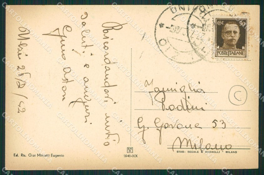 Torino Oulx Ulzio cartolina QZ0092 – retro