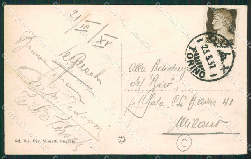 Torino Oulx Ulzio cartolina QZ0097 – retro