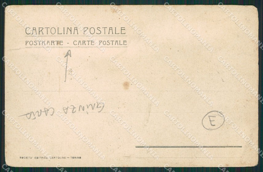 Torino Oulx Ulzio GRINZA CARTA cartolina QZ0108 – retro