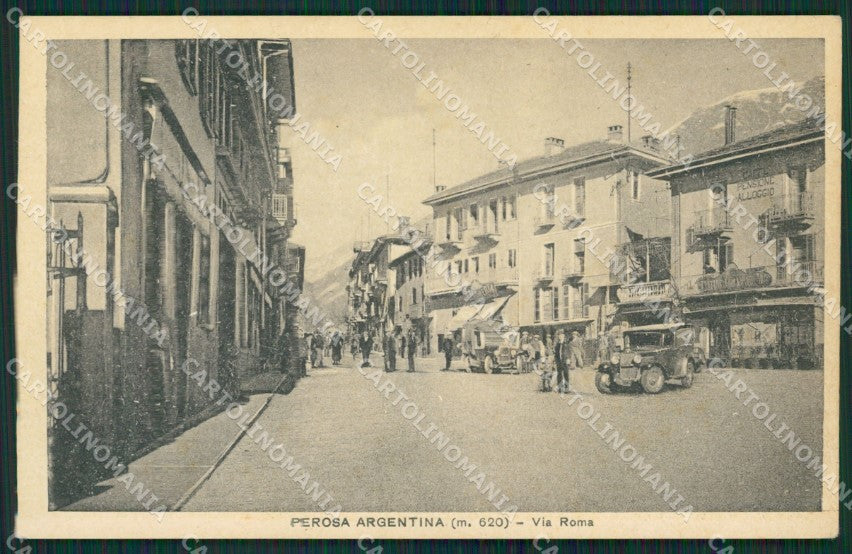 Torino Perosa Argentina cartolina QZ0131 – fronte