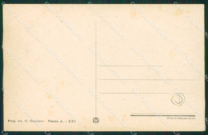 Torino Perosa Argentina cartolina QZ0131 – retro