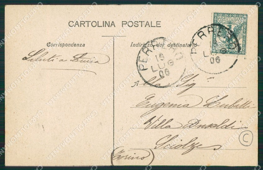 Torino Perrero cartolina QZ0136 – retro