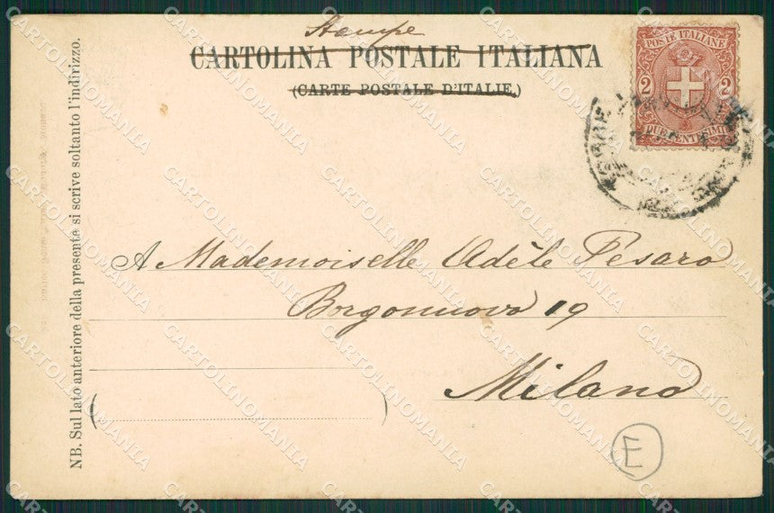 Torino Perrero Costumi Valdesi cartolina QZ0142 – retro