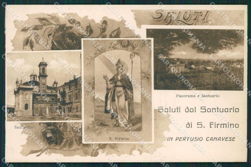 Torino Pertusio Saluti da cartolina QZ0149 – fronte
