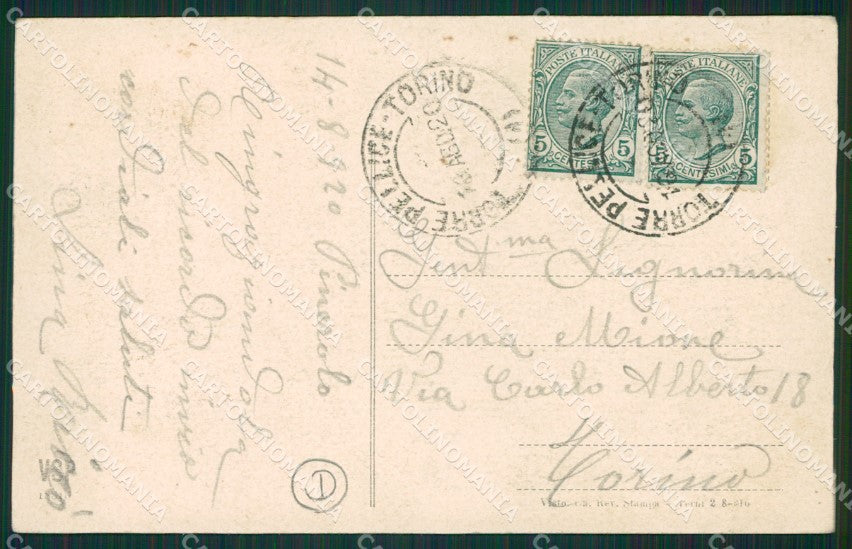 Torino Pinerolo Poste cartolina QZ0174 – retro
