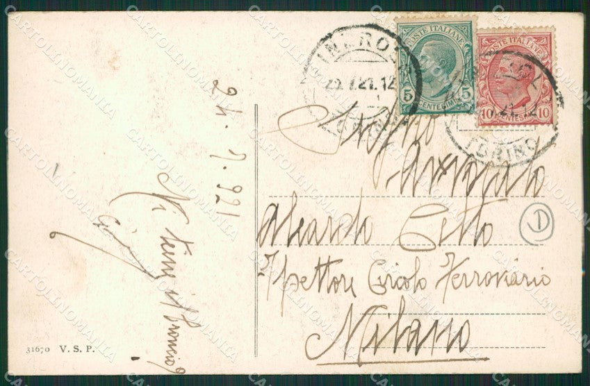 Torino Pinerolo cartolina QZ0185 – retro