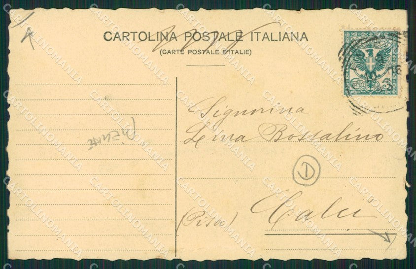 Torino Pinerolo Tempio Valdese PIEGA cartolina QZ0186 – retro
