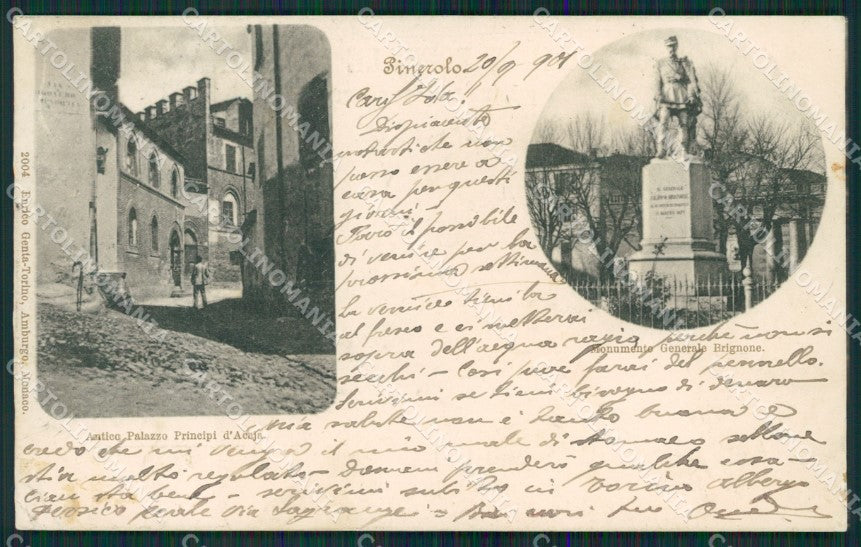 Torino Pinerolo Genta cartolina QZ0187 – fronte