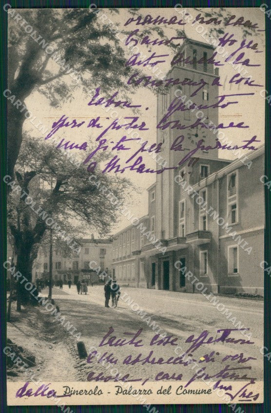 Torino Pinerolo cartolina QZ0191 – fronte