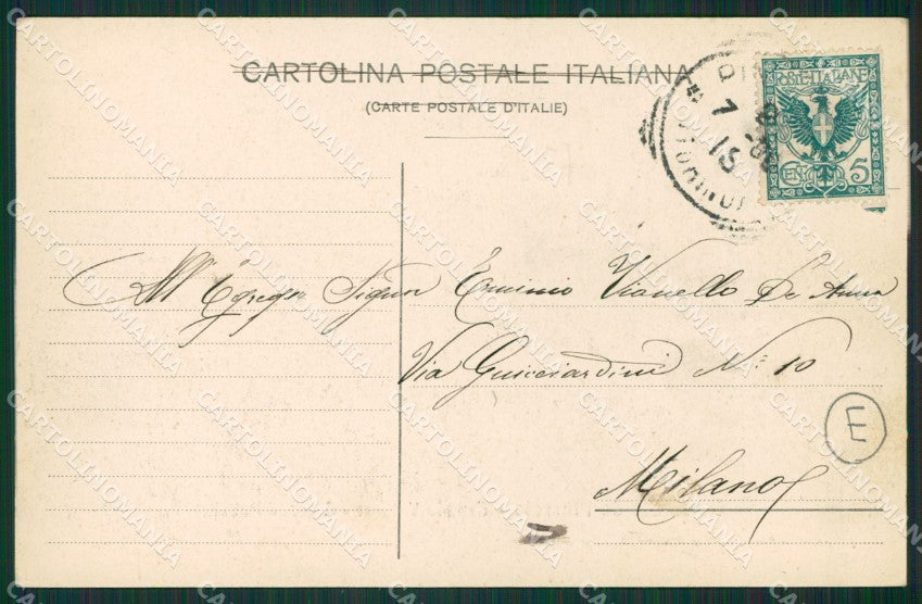 Torino Pinerolo Tempio Valdese cartolina QZ0202 – retro