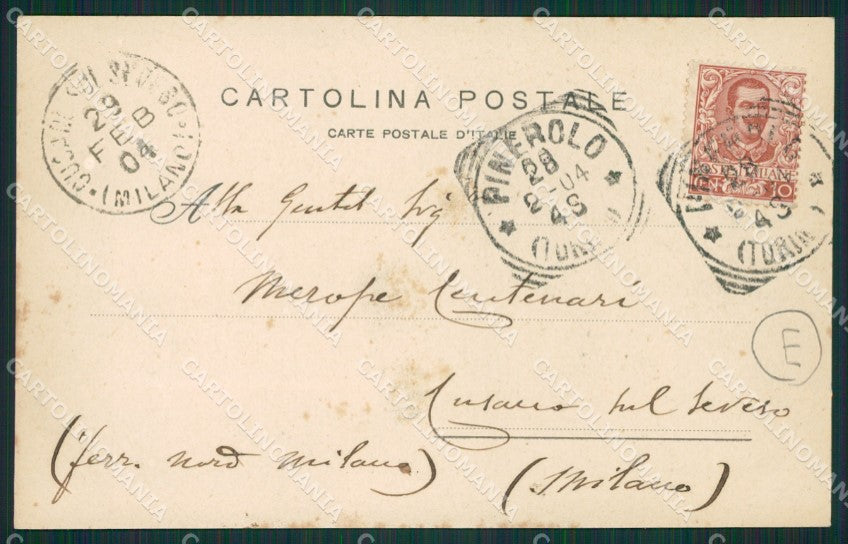 Torino Pinerolo cartolina QZ0206 – retro