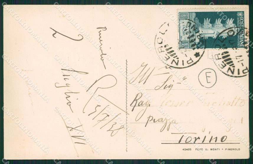 Torino Pinerolo cartolina QZ0212 – retro