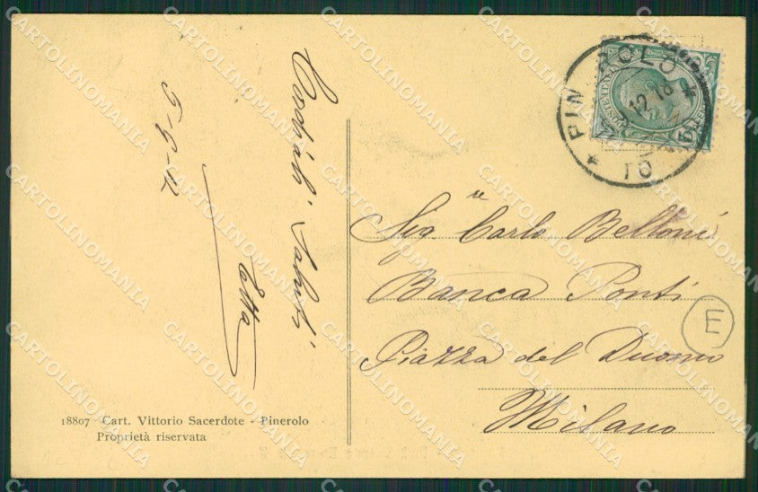 Torino Pinerolo cartolina QZ0213 – retro