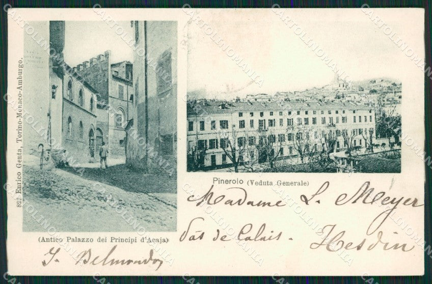 Torino Pinerolo Genta cartolina QZ0216 – fronte