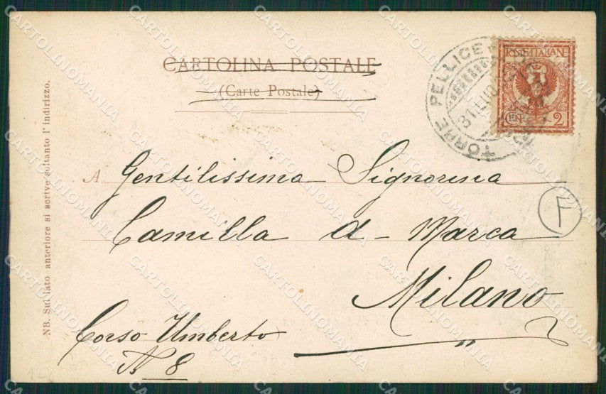 Torino Pinerolo cartolina QZ0218 – retro