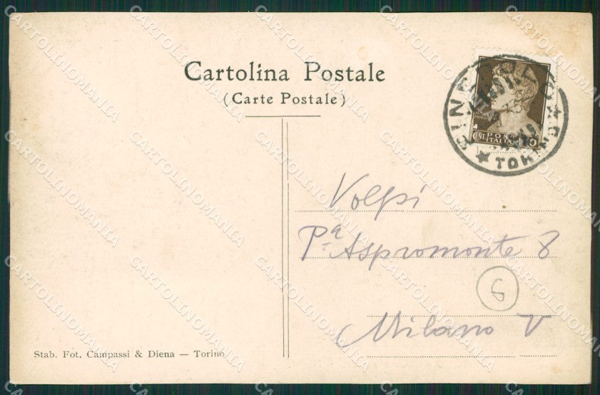 Torino Pinerolo cartolina QZ0223 – retro