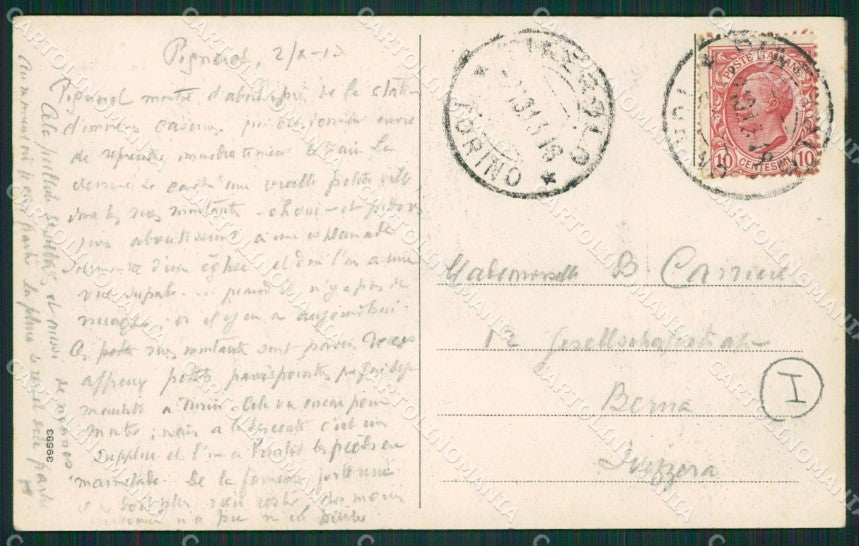 Torino Pinerolo cartolina QZ0228 – retro
