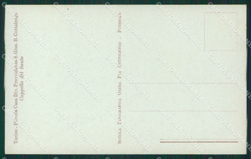 Torino Pinerolo Piccola Casa Divina Provvidenza cartolina QZ0268 – retro