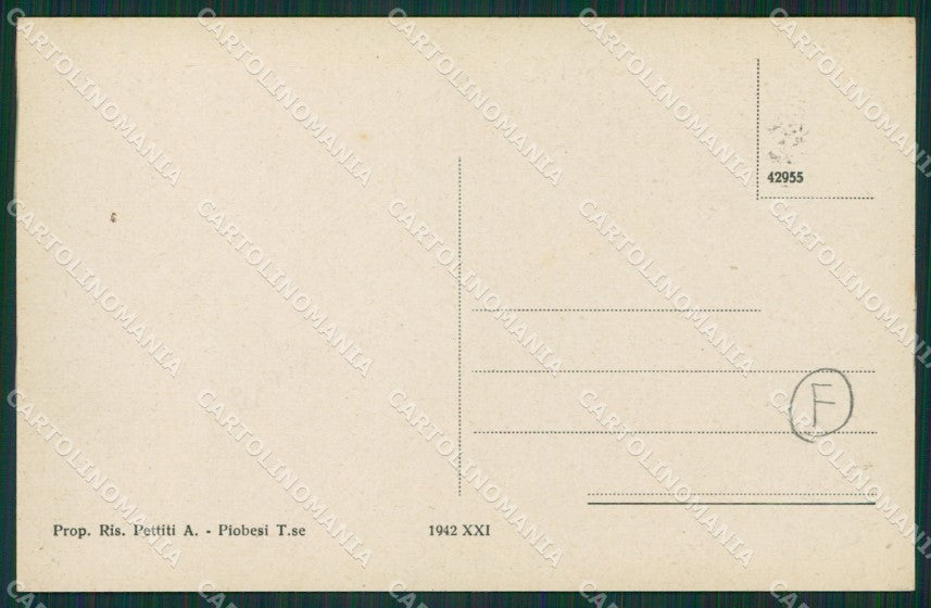 Torino Piobesi cartolina QZ0273 – retro