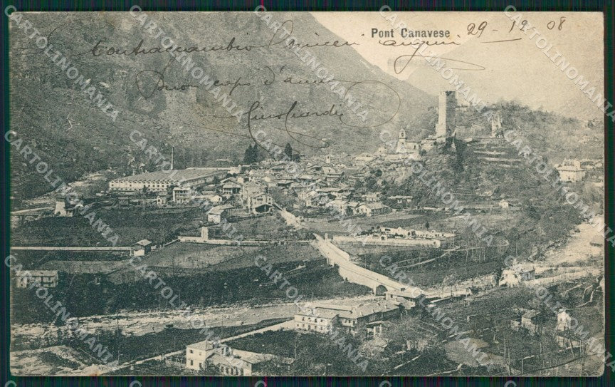 Torino Pont Canavese cartolina QZ0276 – fronte