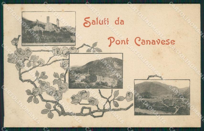 Torino Pont Canavese Saluti da cartolina QZ0282 – fronte