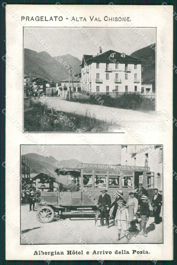 Torino Pragelato Alta Val Chisone Autopostale cartolina QZ0294 – fronte